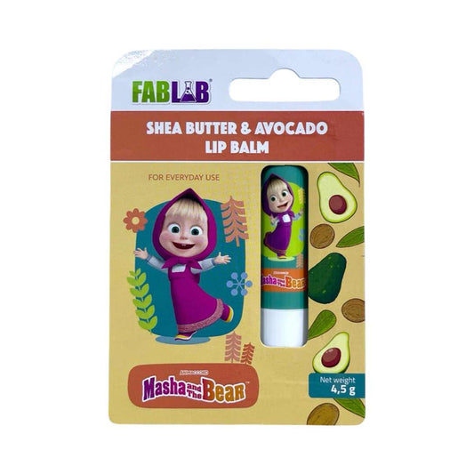 Fab Lab - Masha and The Bear Shea Butter & Avocado Lip Balm - 4.5 g