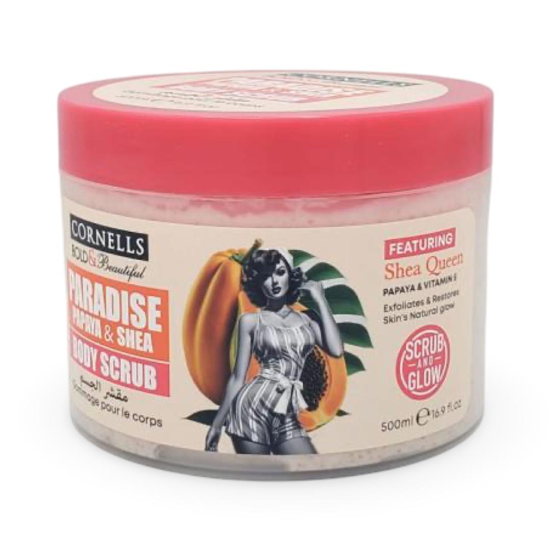 Cornells - Paradise Papaya & Shea Body Scrub - 500g