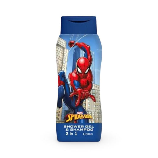 Marvel Spider Man Shower Gel & Shampoo 2 in 1 for Kids - 500ml