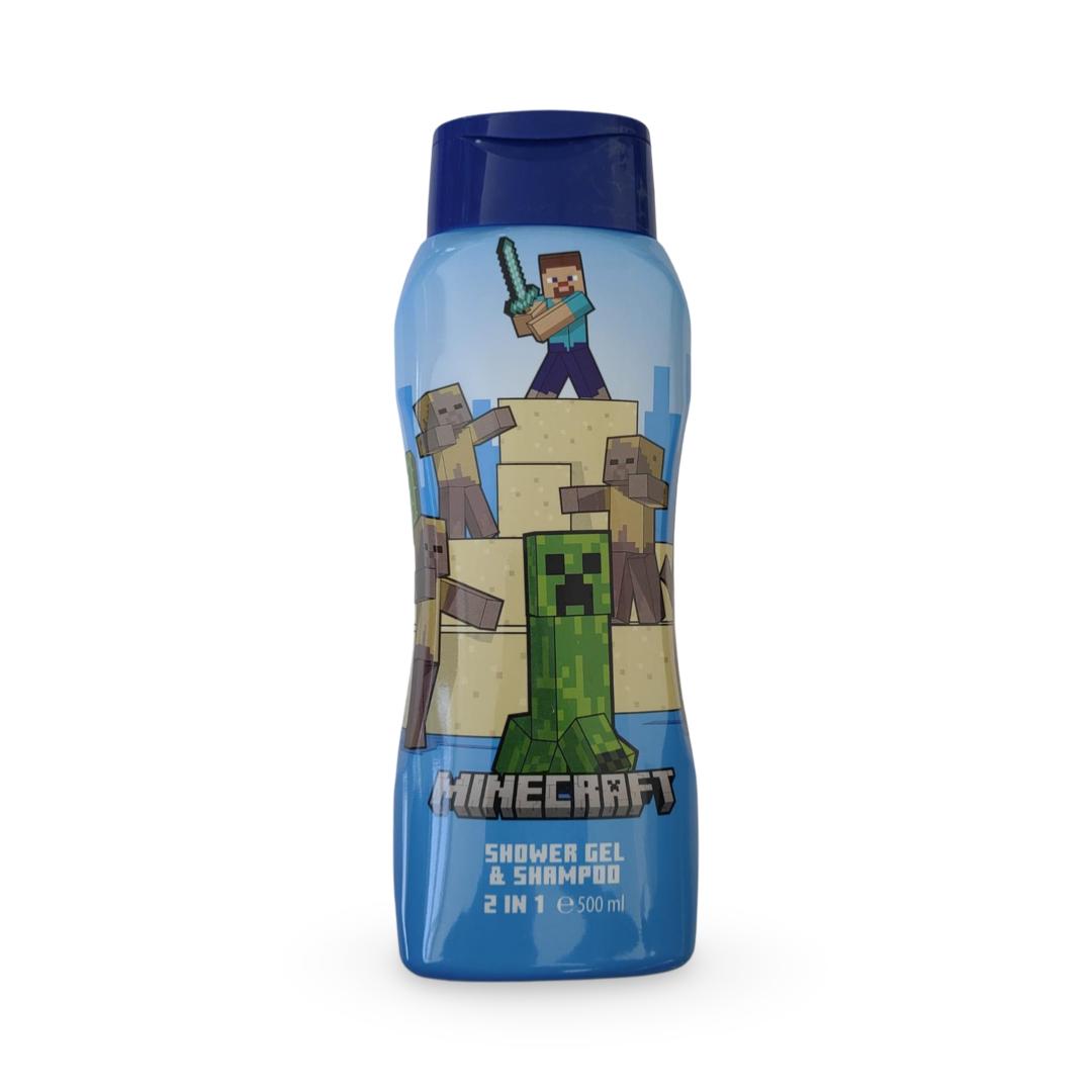Minecraft Shower Gel & Shampoo 2 in 1 for Kids - 500ml