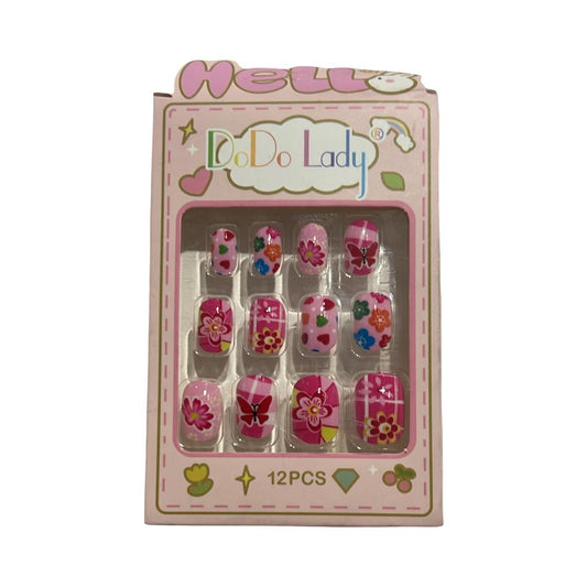 Dodo Lady - Adhesive Baby Nails 296 - 12 Pieces