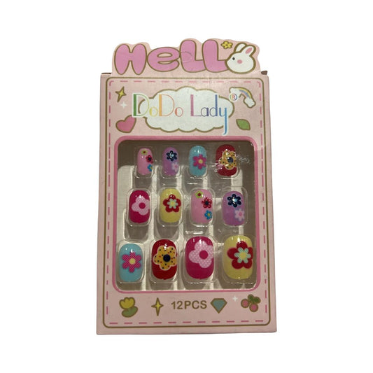 Dodo Lady - Adhesive Baby Nails 297 - 12 Pieces
