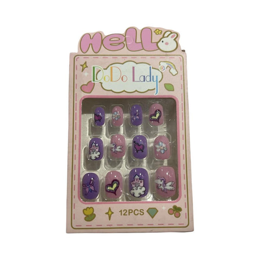 Dodo Lady - Adhesive Baby Nails 300 - 12 Pieces