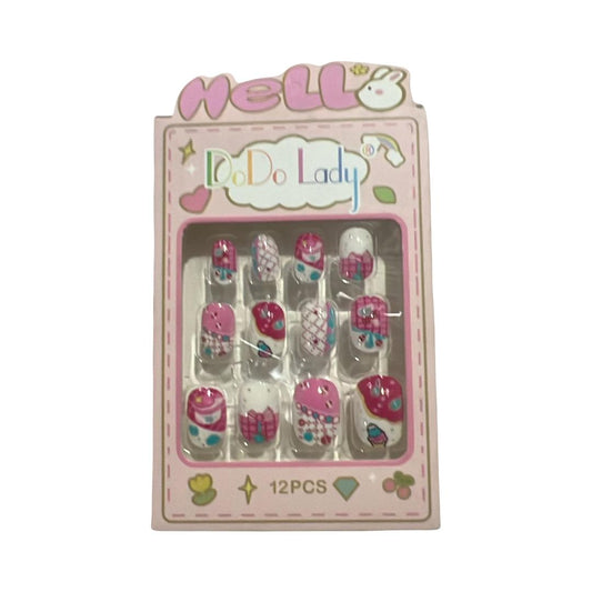 Dodo Lady - Adhesive Baby Nails 294 - 12 Pieces