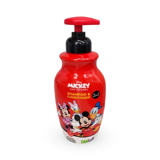 Fab Lab - Mickey And friends 2 in 1 Shampoo & Conditioner - 500 ml