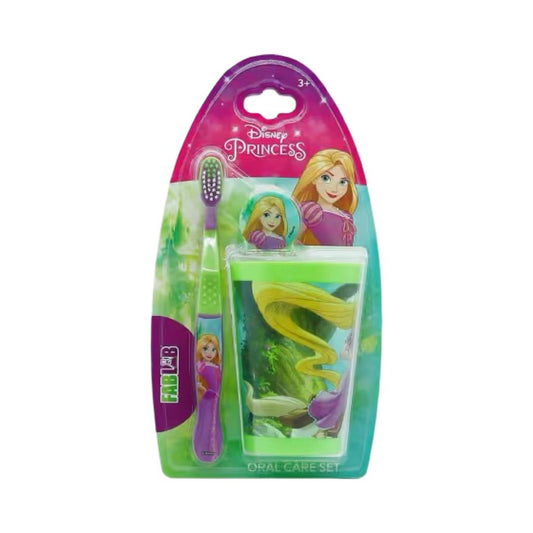Fab Lab - Soft Bristles Toothbrush with Princess Character Mug