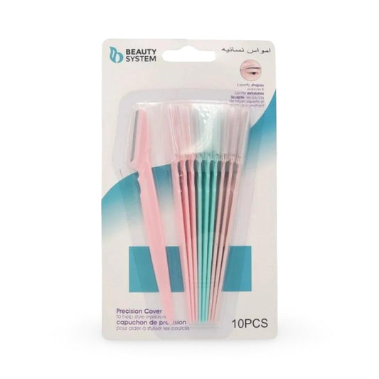 Beauty System - Facial Razors 10 Pieces