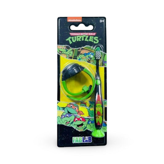Fab Lab - Soft Toothbrush For Kids with Light-Up Clock - Ninja Turtles
