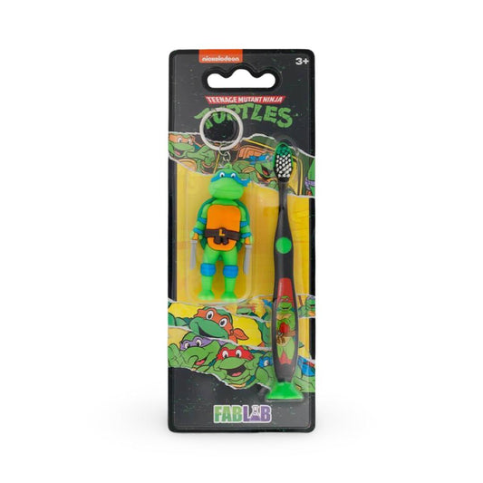 Fab Lab - Soft Toothbrush For Kids With a medal - Ninja Turtles