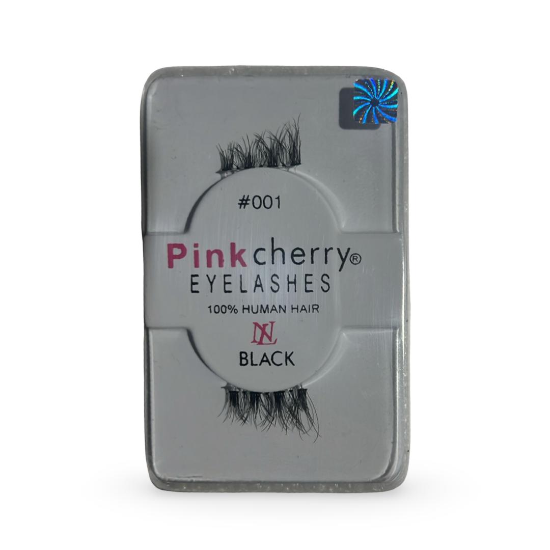 Pink Cherry - Natural Eyelashes #001 - Black