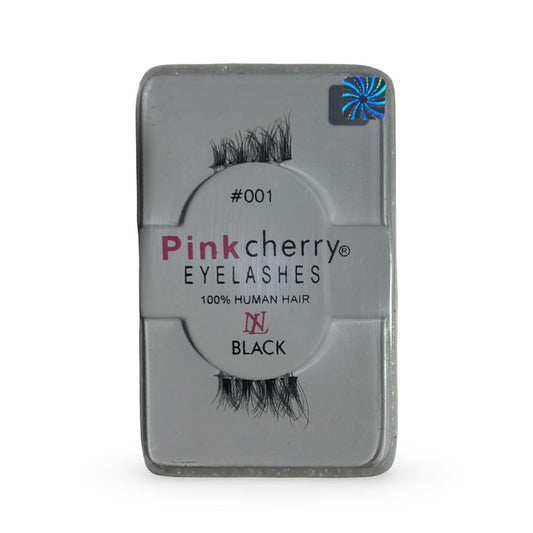 Pink Cherry - Natural Eyelashes #001 - Black