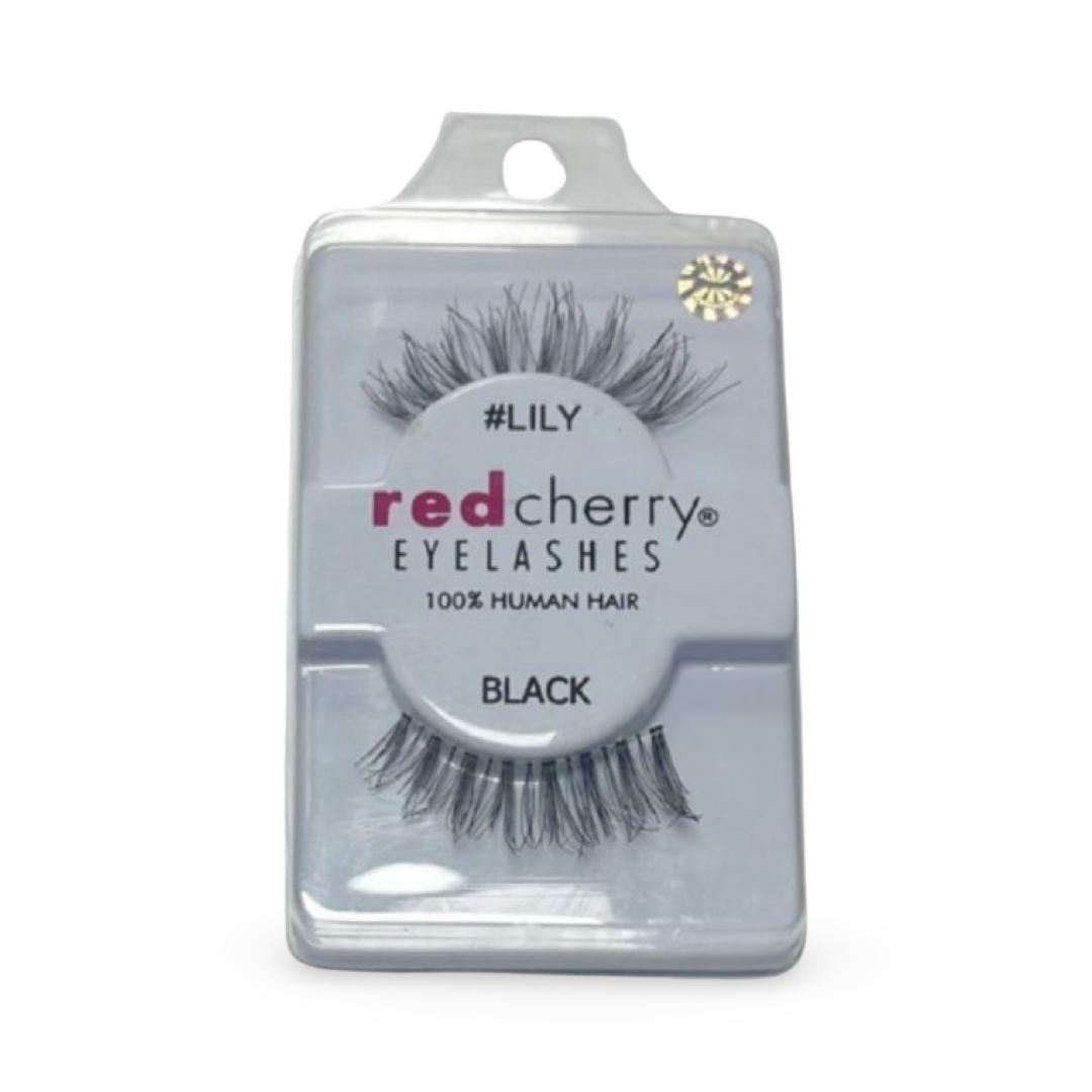 Red Cherry - Natural Eyelashes #Lily - Black