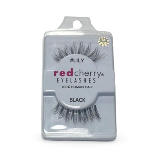 Red Cherry - Natural Eyelashes #Lily - Black
