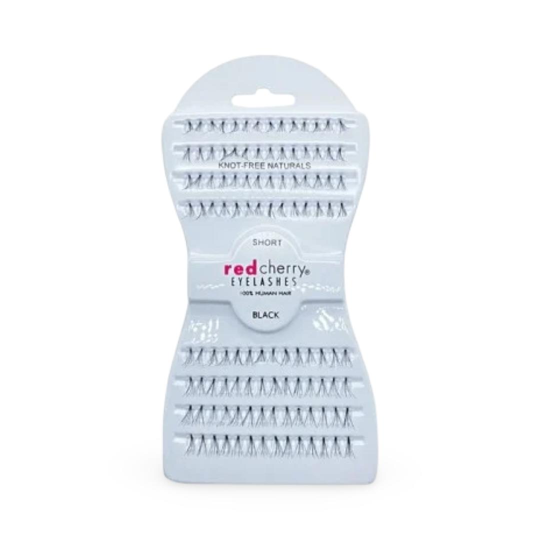 Red Cherry - Eyelashes 4 Pairs Short - Black