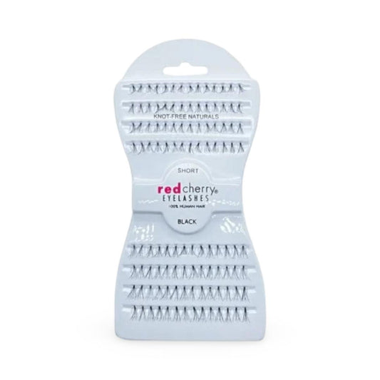 Red Cherry - Eyelashes 4 Pairs Short - Black