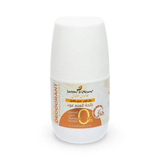 Jardin Oleane - Roll On Skin Deodorant Amber Oud Scent - 60ml