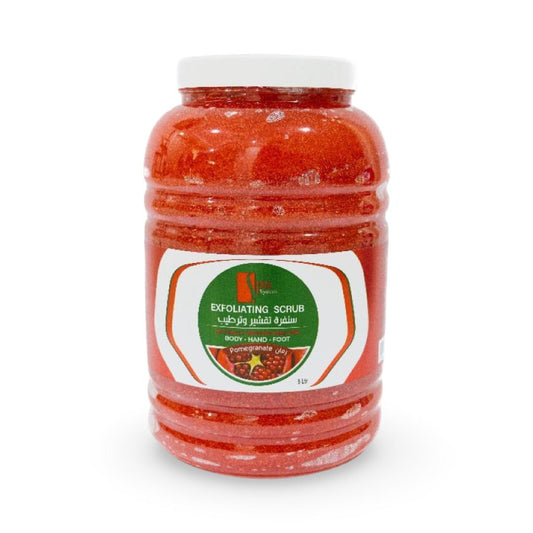 Spa System - Exfoliating Scrub for Body&Hands&Feet Pomegranate - 5 L