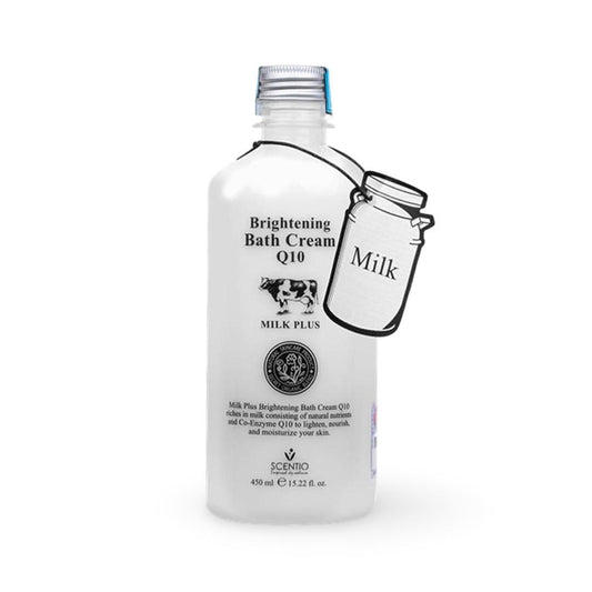 Scentio - Brightening Bath Cream Q10 - Milk Plus - 450ml