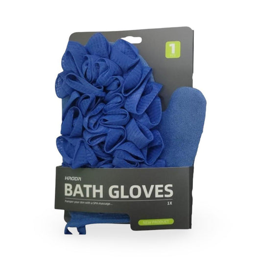 Haoda - Bath Gloves Blue 1 pcs - Bk24-039