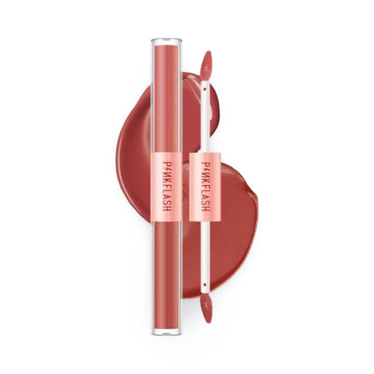 Pink Flash - Duo Lipgloss V01 - 1.3g