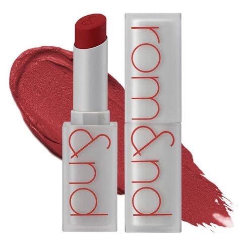 rom&nd - Zero Matte Lipstick - 18 Tanning Red - 3g