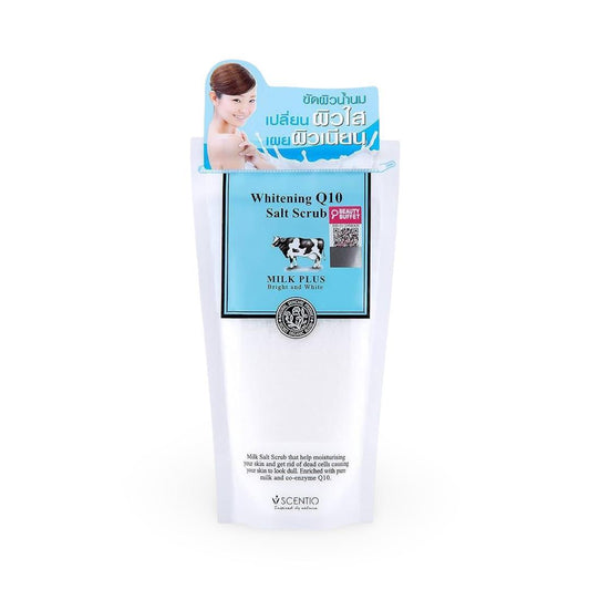 Scentio - Milk Plus Q10 Whitening Salt Scrub - 300g