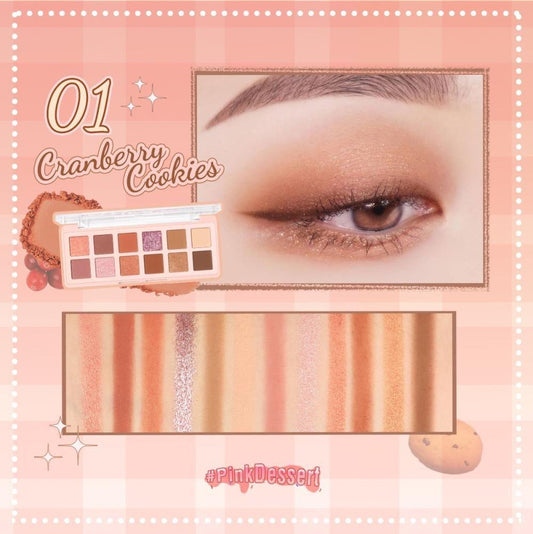 Pink Flash - Pro Touch Eyeshadow Palette 01 - 1*12 g