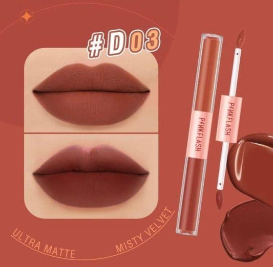 Pink Flash - Duo Lipgloss D03 - 1.3g