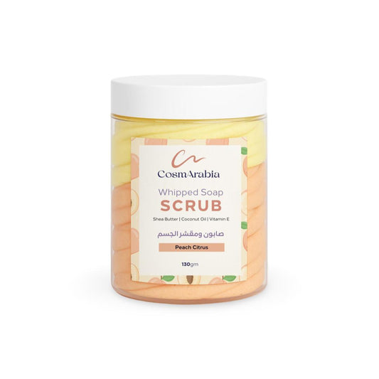 CosmArabia - Whipped Soap Scrup Peach Citrus - 130g