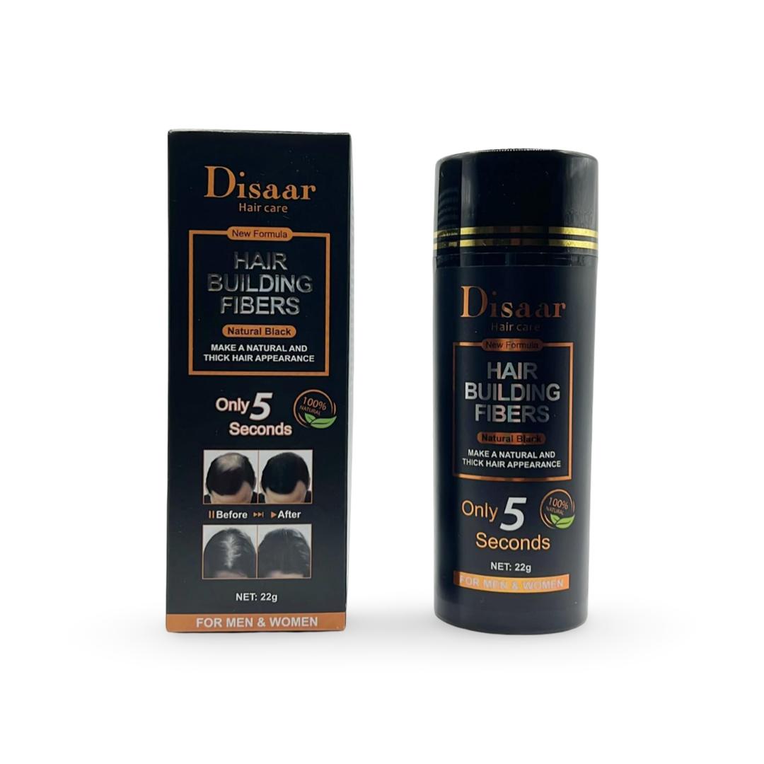 Disaar - Hair Building Fibers - Natural Black - 22g