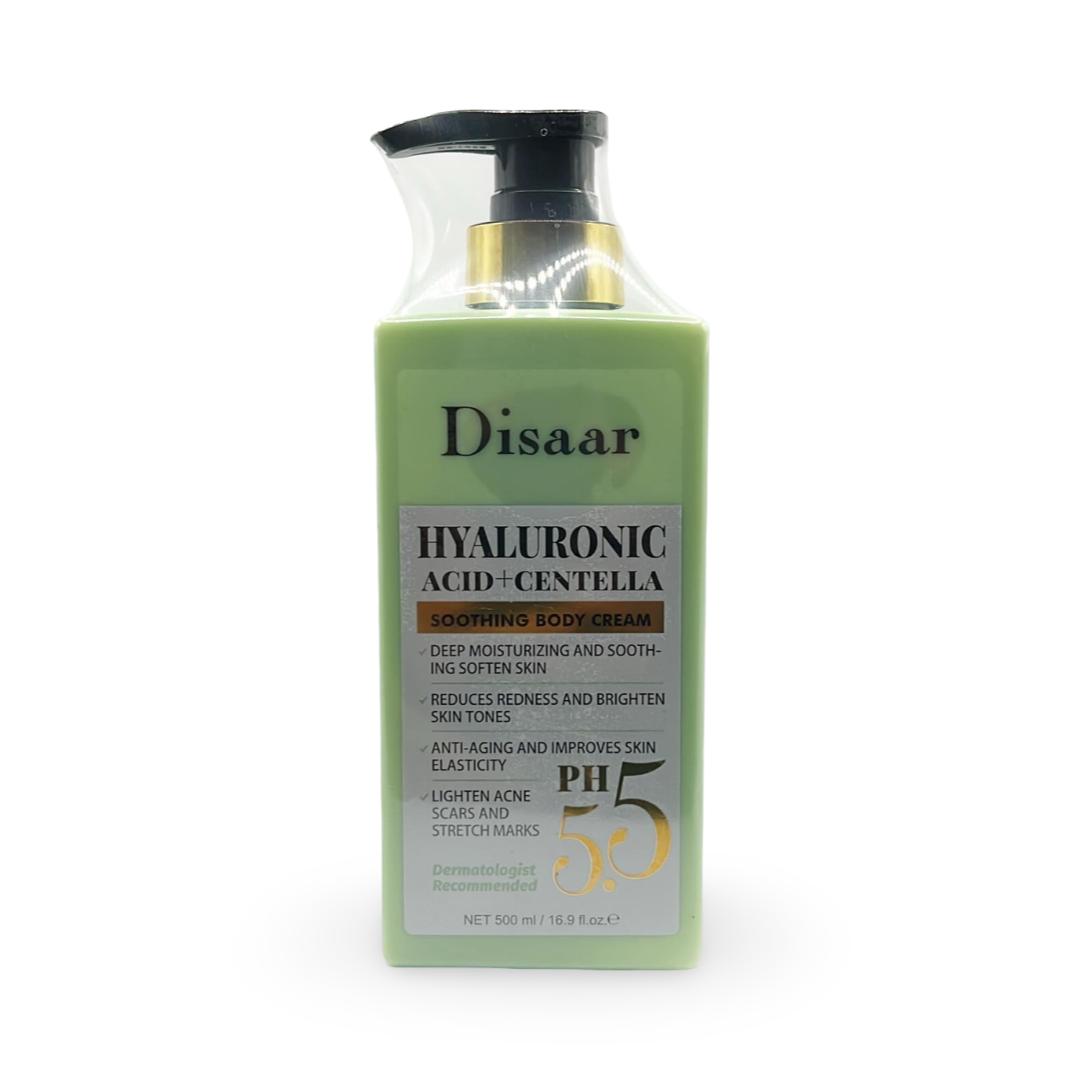 Disaar - Hyaluronic Acid + Centella Soothing Body Cream - 500ml