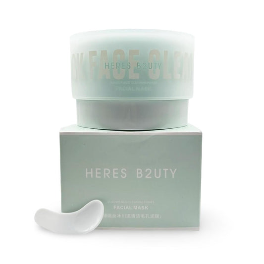 Heres B2uty - Glacier Mud Cleaning Pores Facial Mask - 100g