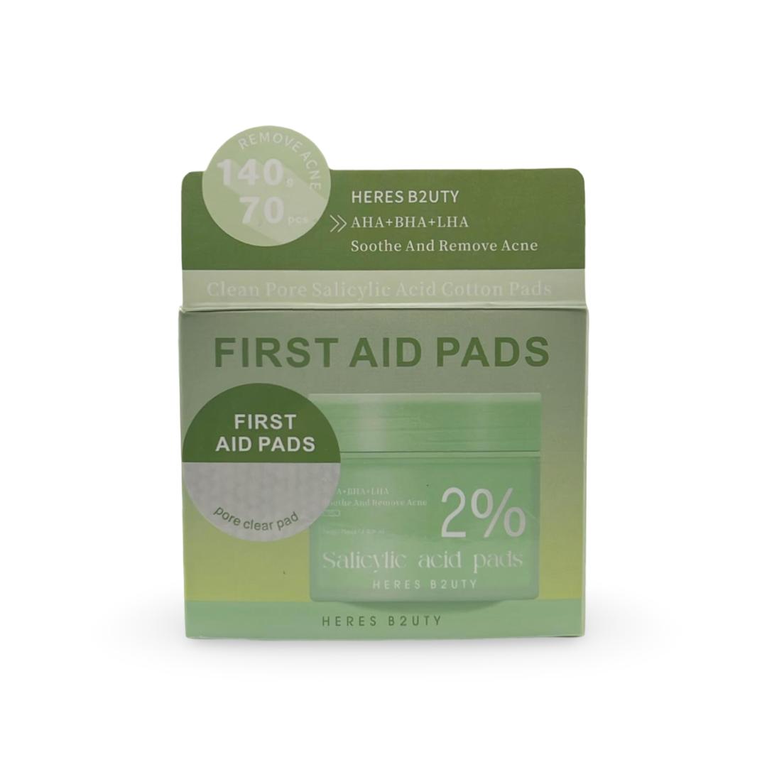 Heres B2uty - Clean Pore 2% Salicylic Acid Cotton Pads - 120g 60 pcs