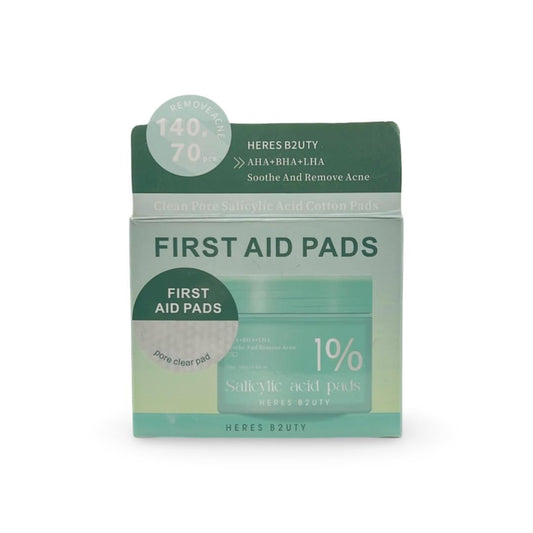 Heres B2uty - Clean Pore 1% Salicylic Acid Cotton Pads - 120g 60 pcs