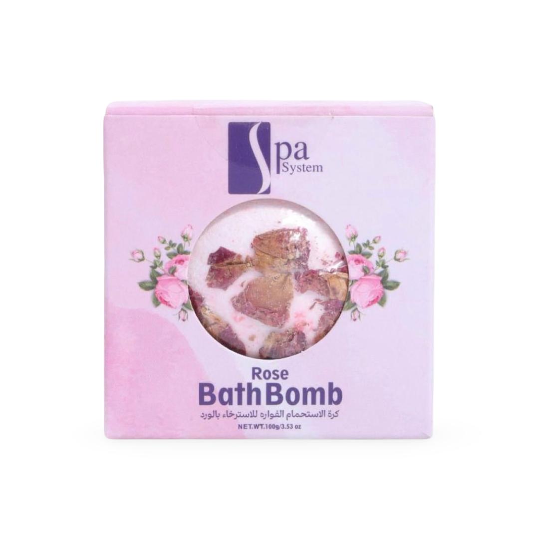 Spa System - Rose Bath Bomb - 100g
