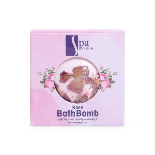 Spa System - Rose Bath Bomb - 100g