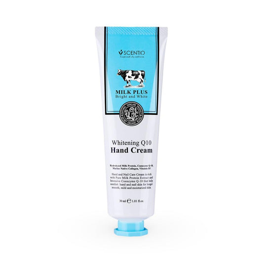 Scentio - Milk Plus Whitening Q10 Hand Cream - 30ml