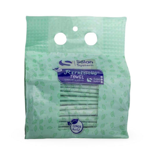 Salon System - Mint Refreshing Towel - 12 Pcs