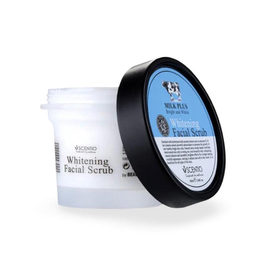 Scentio - Milk Plus Whitening Q10 Facial Scrub - 100g