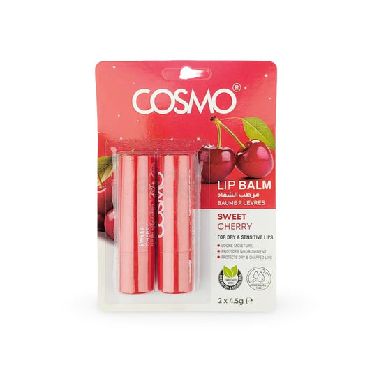 Cosmo - Lip Balm Sweet Cherry - 2x4.5g