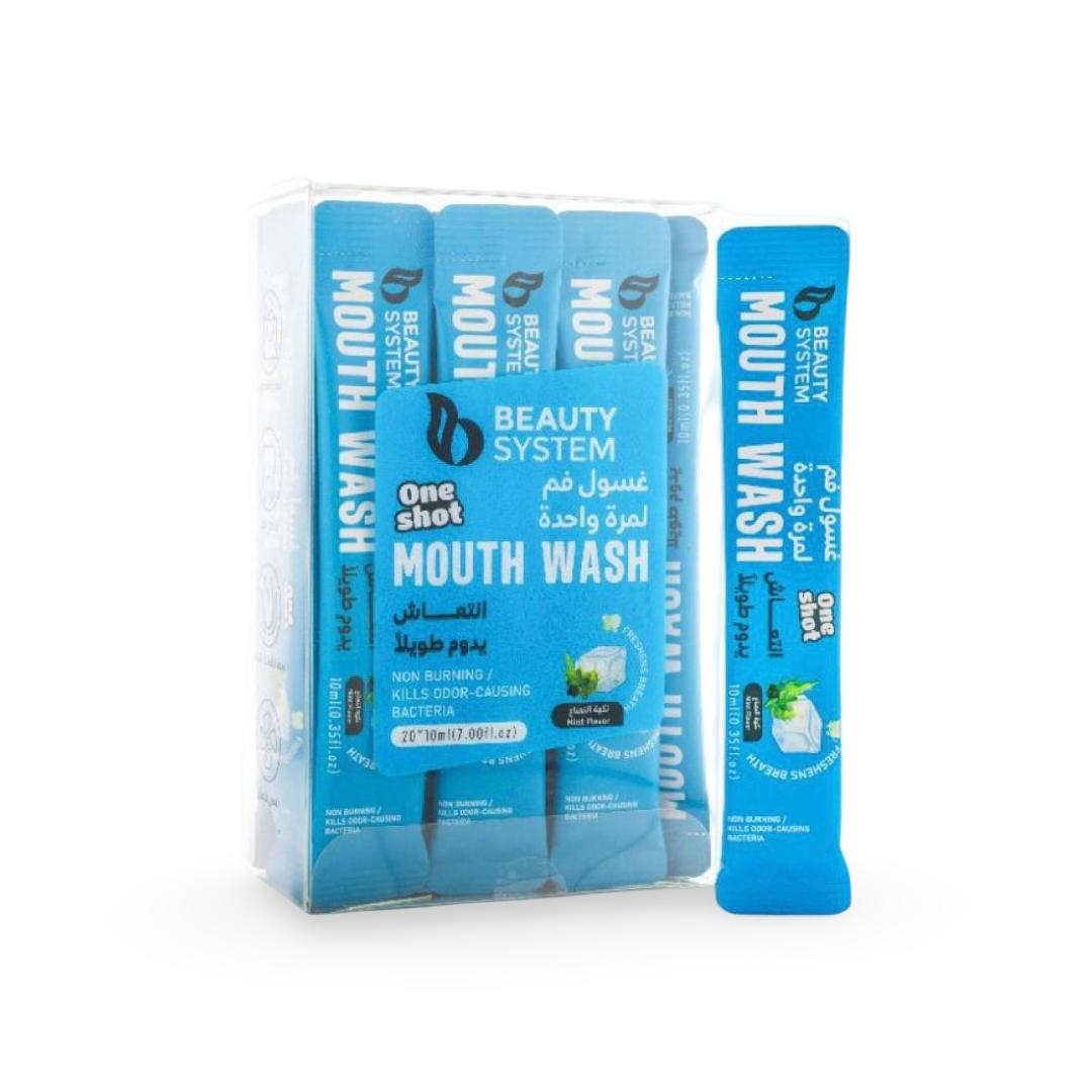 Beauty System - One Shot Mouth Wash Mint Flavor - 20x10ml