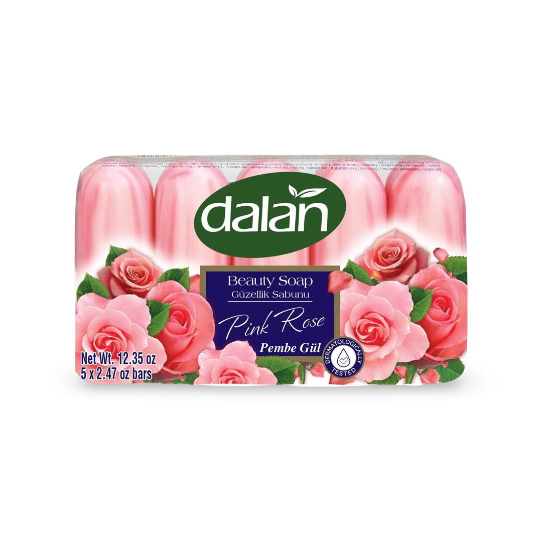 Dalan - Beauty Soap Pink Rose - 5pcs x 70g