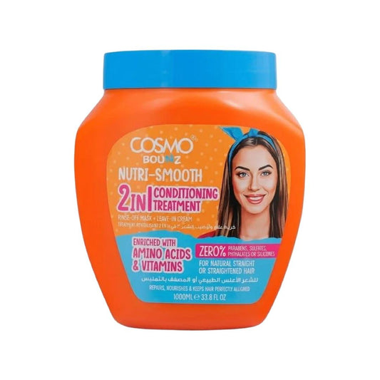 Cosmo Bounz - Nutri Smooth 2-in-1 Conditioner and Treatment Cream - 1000ml