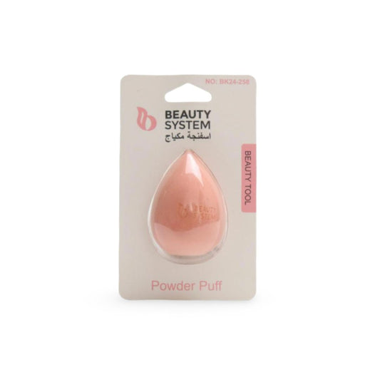 Beauty System - Soft Makeup Sponge 1 Piece Pink - BK24-258