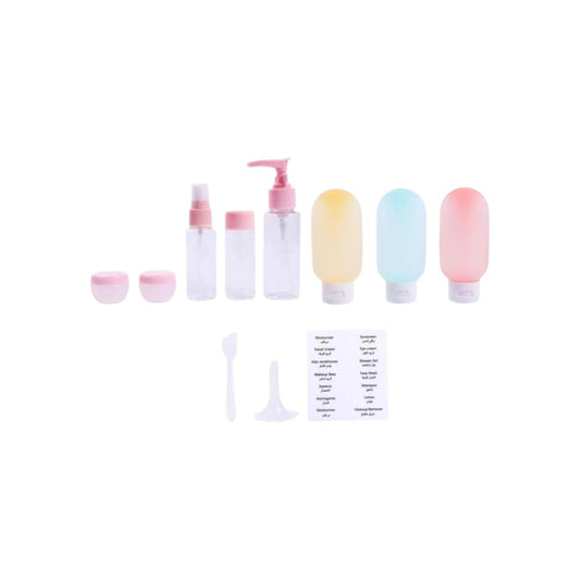 Solo Go - PureEase Refillable Travel Bottle Set 10pcs - Bk 25-281
