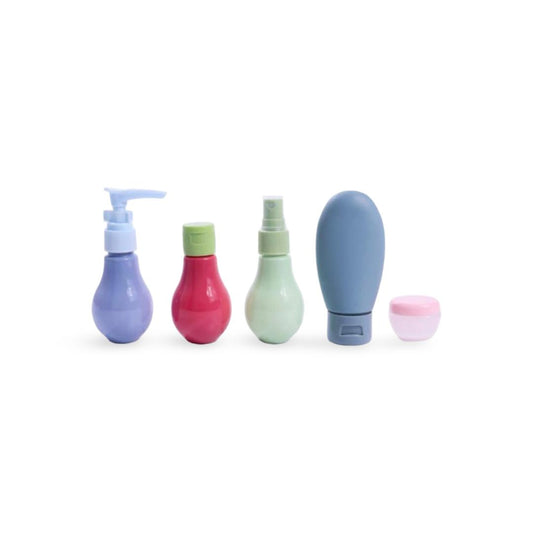 Solo Go - PureEase Refillable Travel Bottle Set 5pcs - BK25-288
