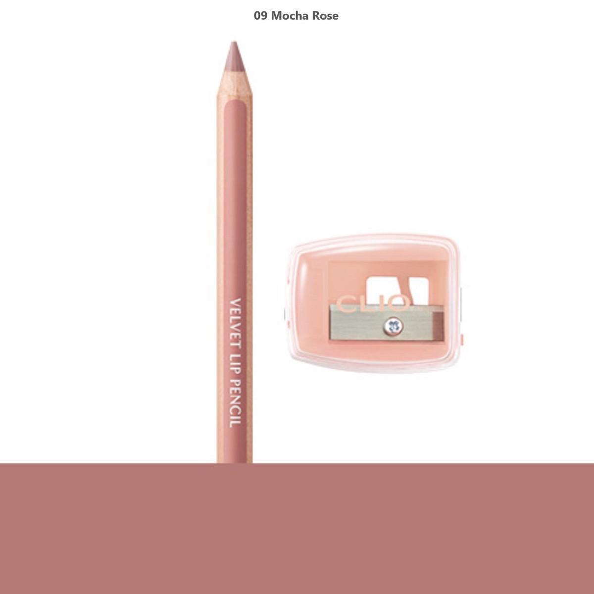 CLIO - Velvet Lip Pencil 09 Mocha Rose - 1.45g