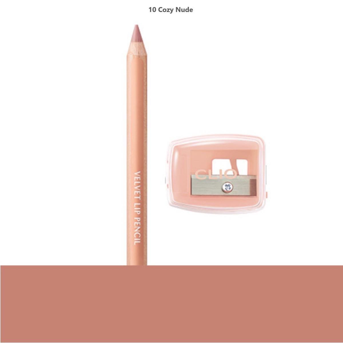 CLIO - Velvet Lip Pencil 10 Cozy Nude - 1.45g