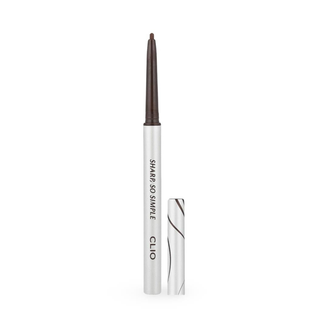 CLIO - Sharp So Simple Waterproof Pencil Liner 04 Dark Brown - 0.14g