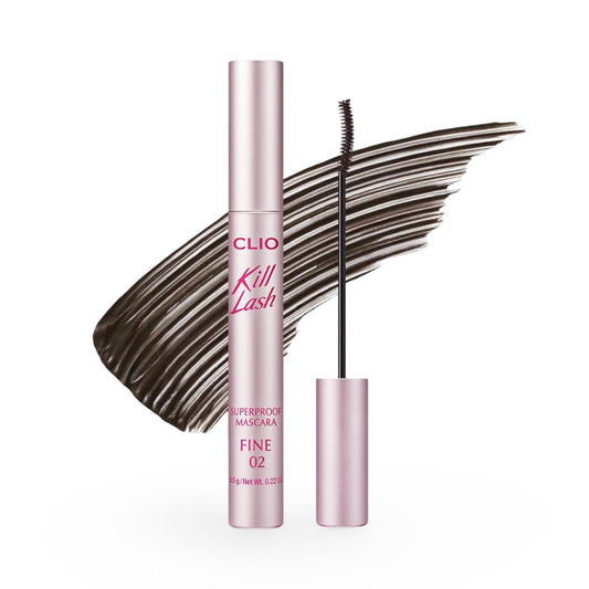 CLIO - Kill Lash Superproof Mascara Fine 02 Mousse Brown - 6.5g